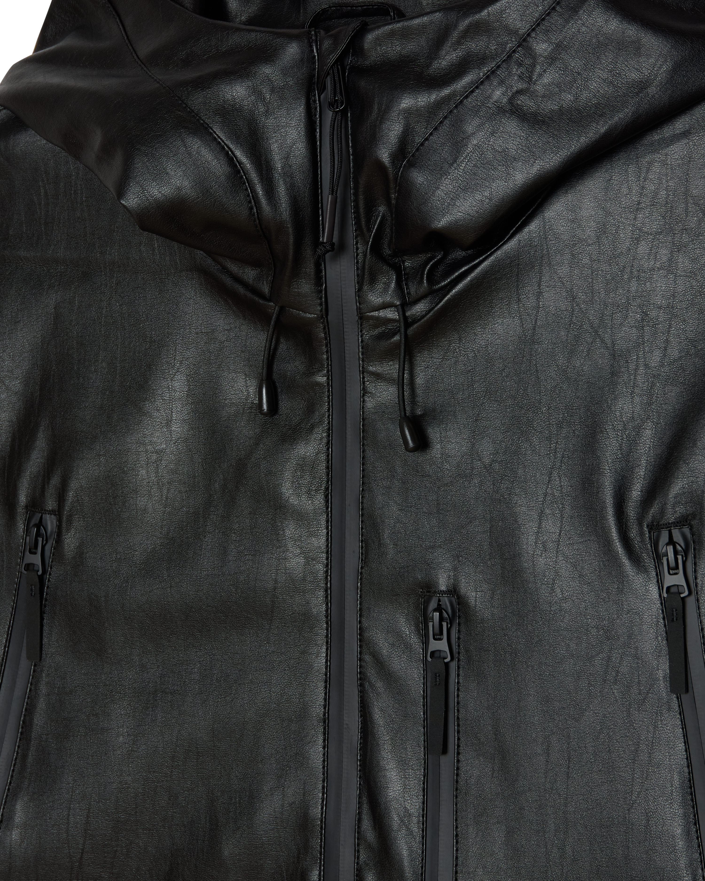 OBEY Obsidian PU Jacket Black Herren Jacke schwarz
